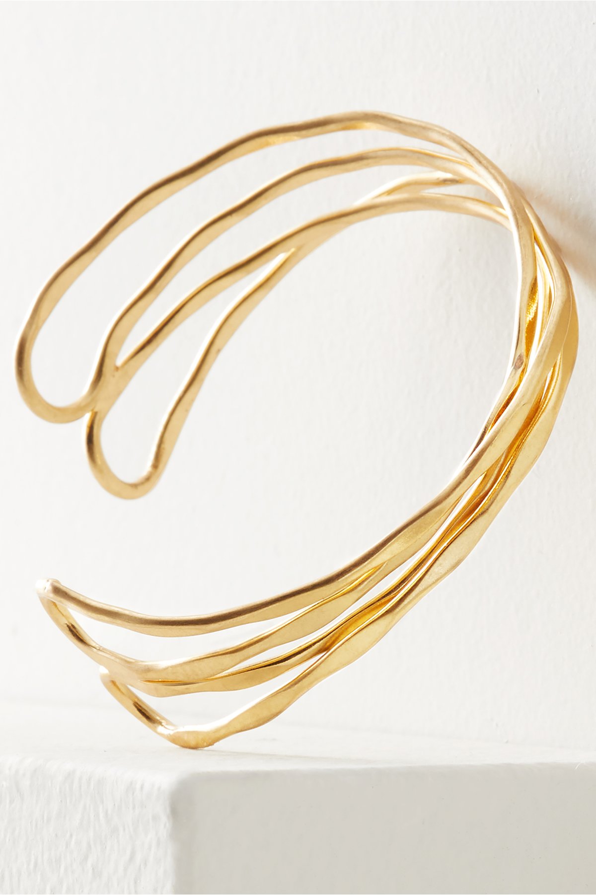 Linnet Thin Cuff by Soft Surroundings, in Gold size One Size