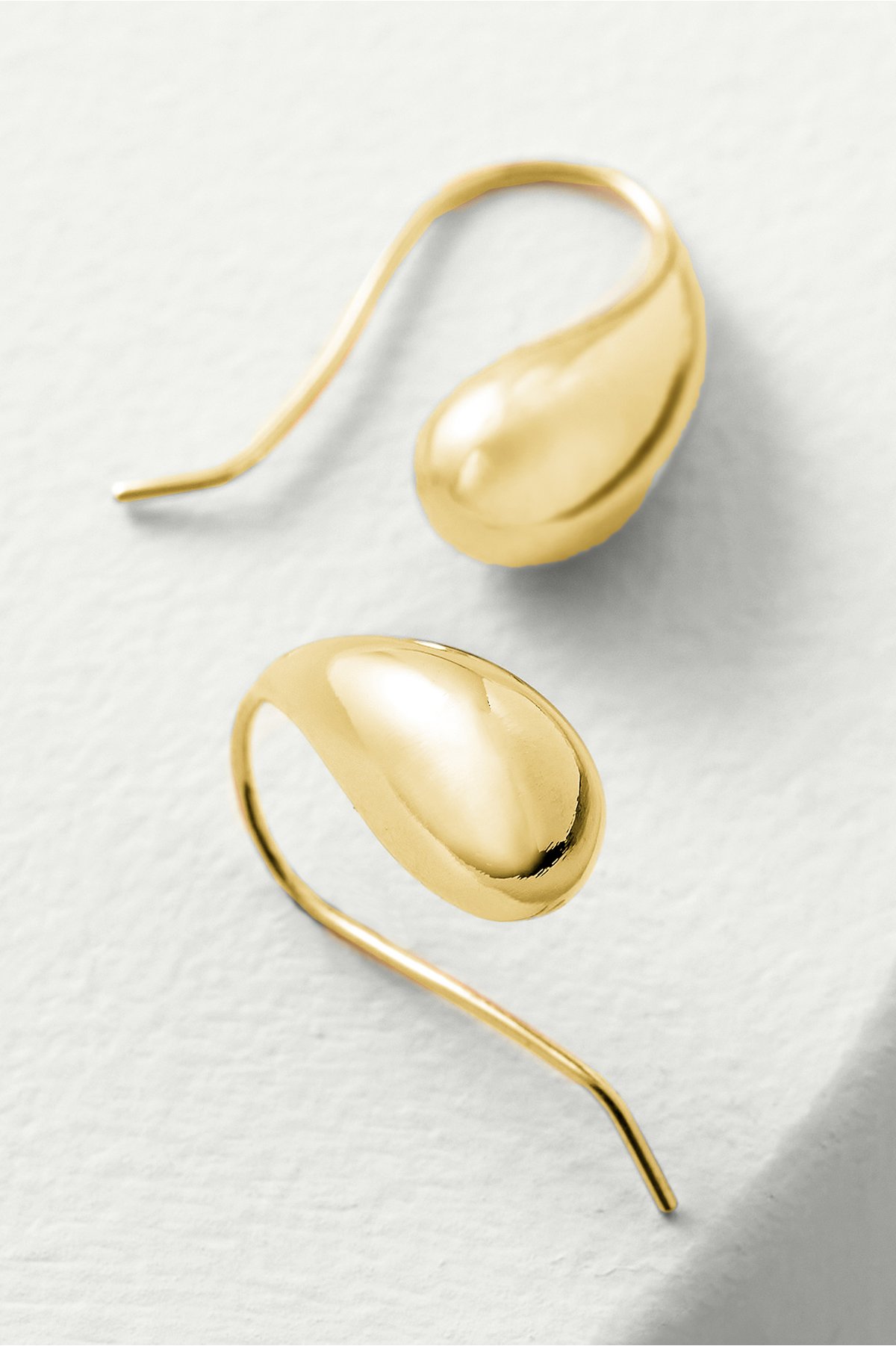 Reva Drop Earring by Soft Surroundings, in Polished Gold size One Size