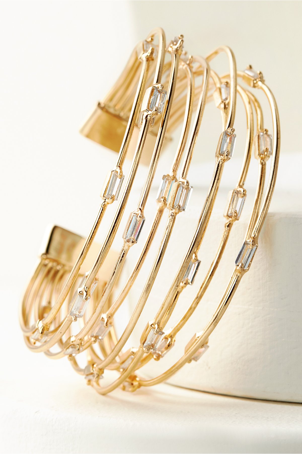 Gretta Gem Cuff by Soft Surroundings, in Gold size One Size