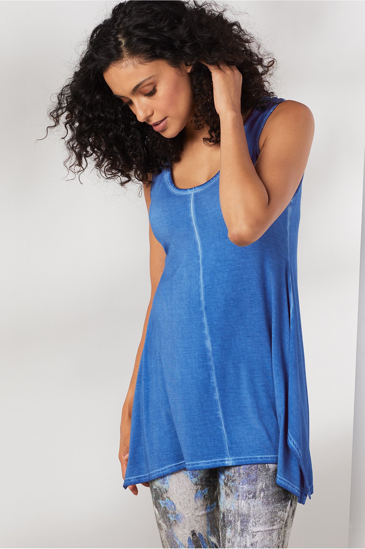 Timely Tank - Jersey Knit Tank, Scoop Neck Tank | Soft Surroundings Outlet
