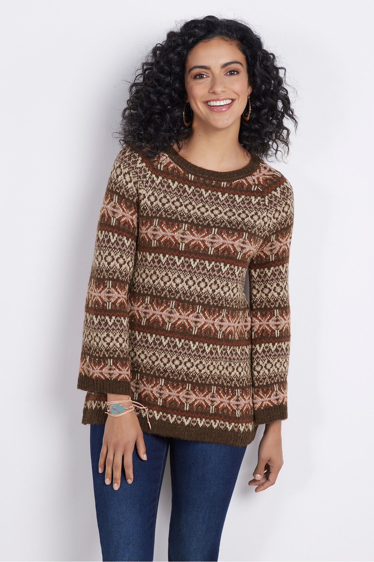 Julietta Fairisle Sweater | Soft Surroundings