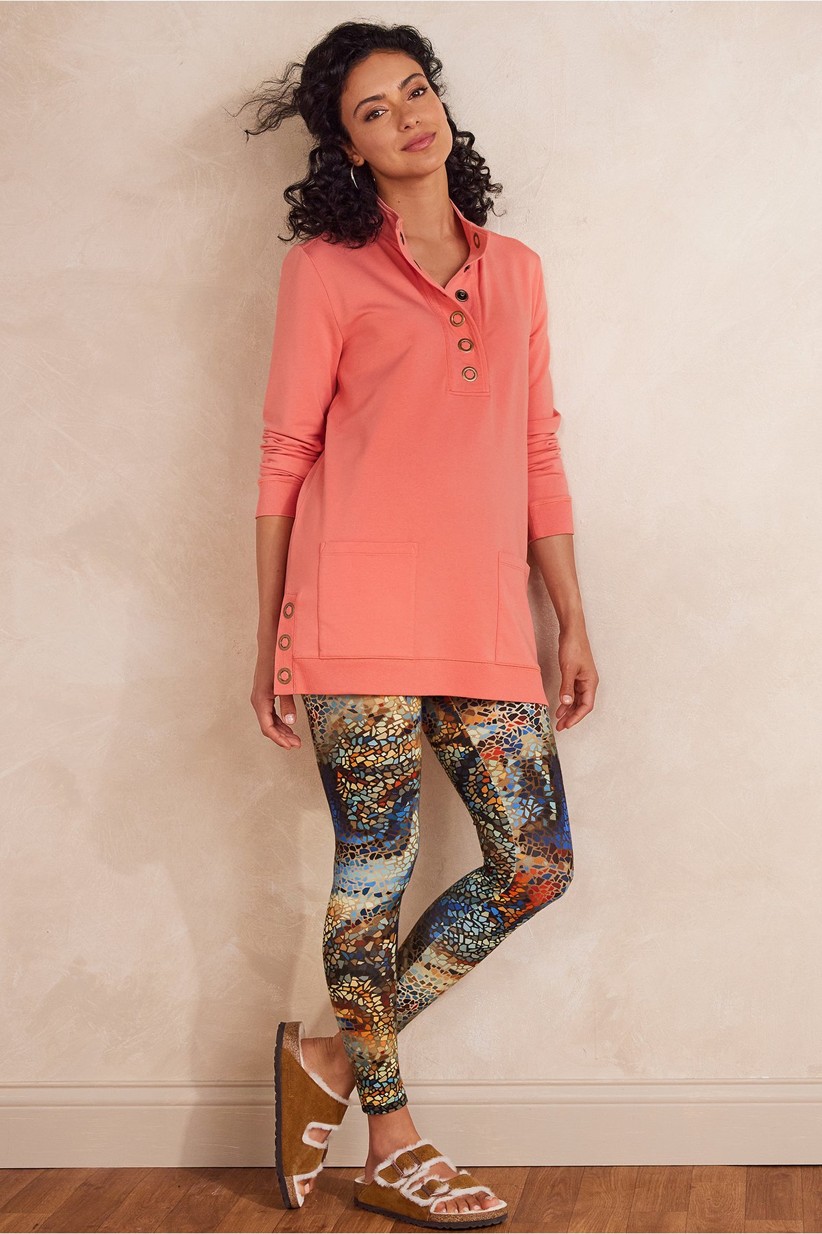 Petites Musthave Mosaïque Leggings Soft Surroundings Outlet