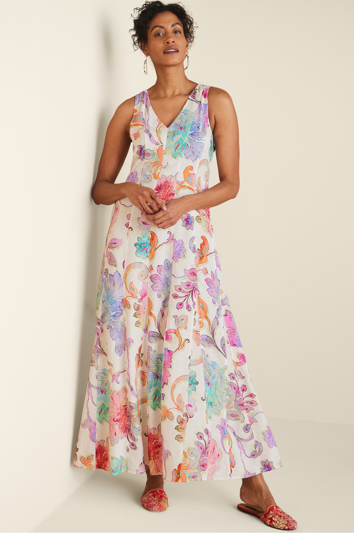 Flourish Dress Floral Maxi Dress Soft Surroundings 