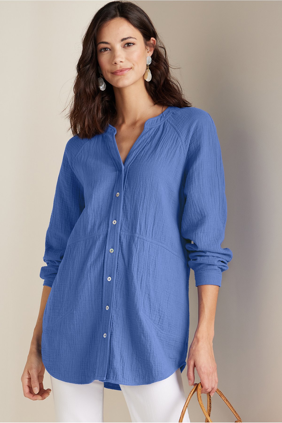 Jodi Gauze Shirt | Soft Surroundings