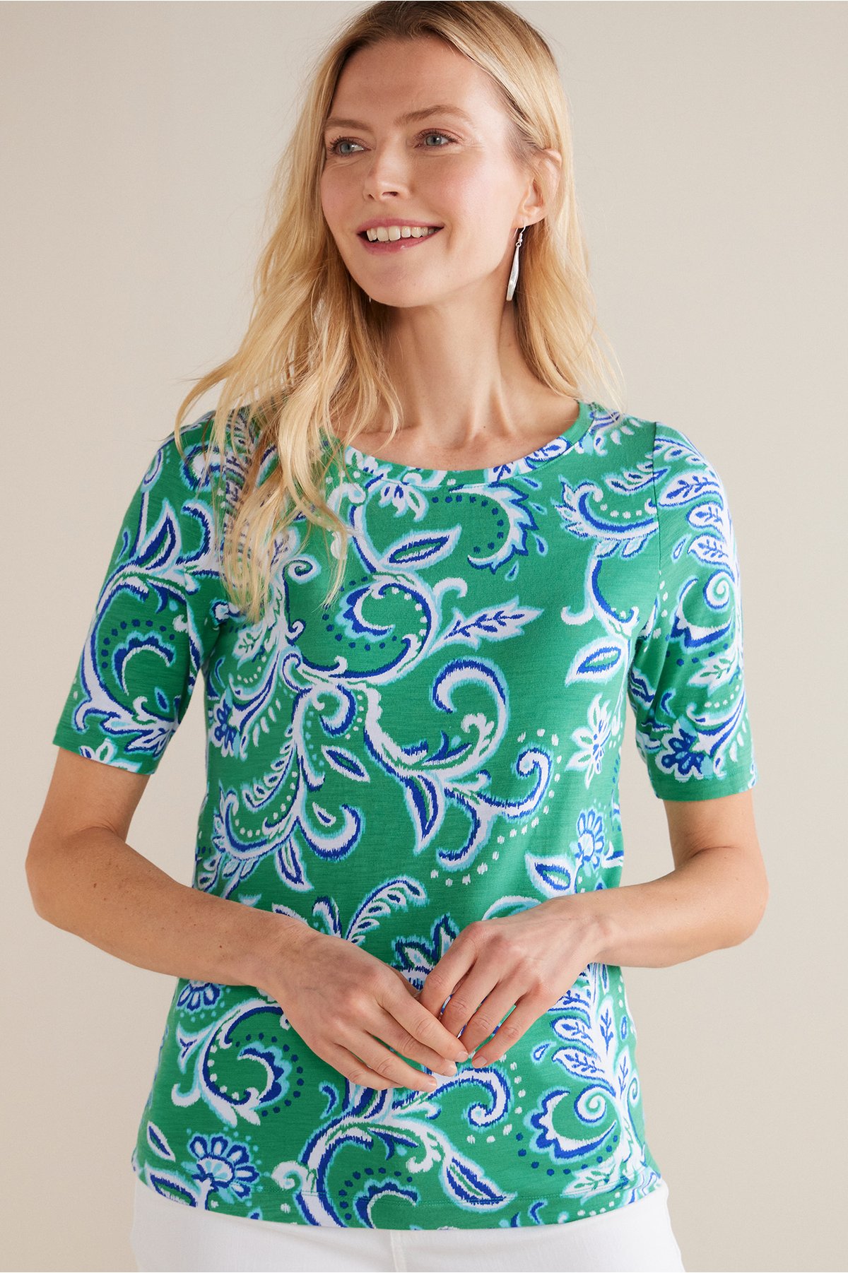 Lucinda Supima® Slub Tee Soft Surroundings
