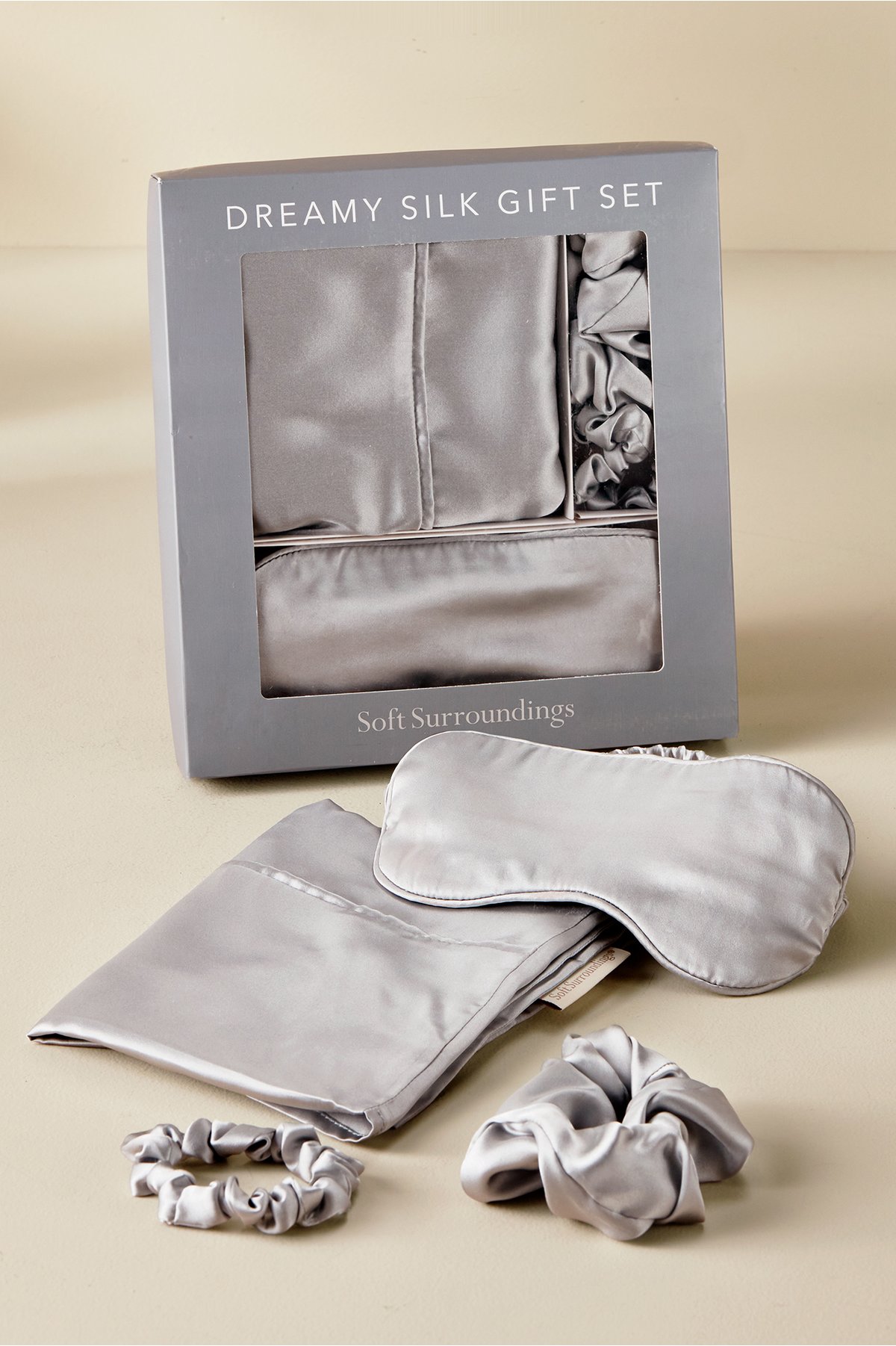 Dreamy Silk Gift Set by Soft Surroundings, in Silv...