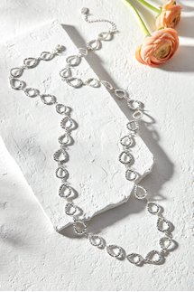 Hammered Link Necklace