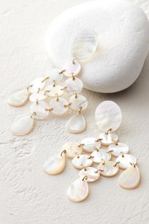 Mother-of-pearl Chandelier Earrings