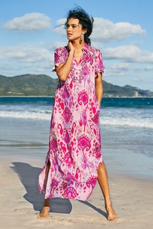 soft surroundings sari caftan