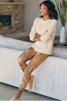 Superslim Manor Damask Leggings