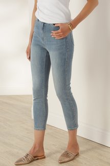 The Ultimate Denim Skinny Crop Jeans