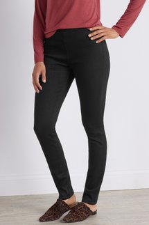 Ultimate Denim Black Pull-On Skinny Jeans