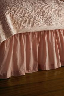 Details about   Soft Surroundings Raw Silk Woven Bedskirt Natural Queen 