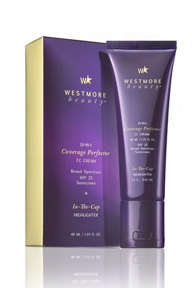 Westmore Beauty 10-in-1 Coverage Perfector CC Cream with In-The-Cap Highlighter