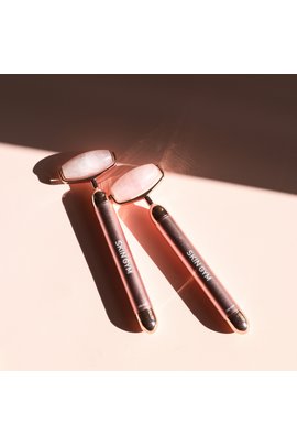 Skin Gym Rose Quartz Vibrating Lift & Contour Beauty Roller