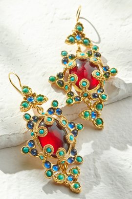 Cupola Ornate Drop Earring