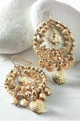 Nautilus Hoop Earring