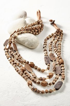 Lila Wood Necklace