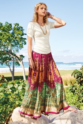 soft surroundings maxi skirt