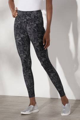 Must-Have Grey Abstract Leggings