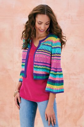 Monteverde Stripe Cardigan