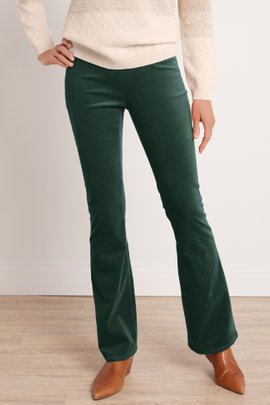 petite flare corduroy pants