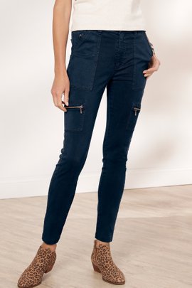 Petites Utility Skinny Ankle Pants