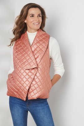 Snowline Metallic Puffer Vest