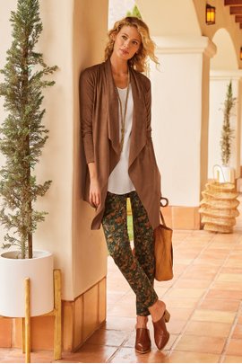 Superla Stretch Pull-On Artisan Straight Leg Pants