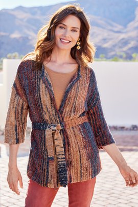 Petites Sunset Hues Cardigan