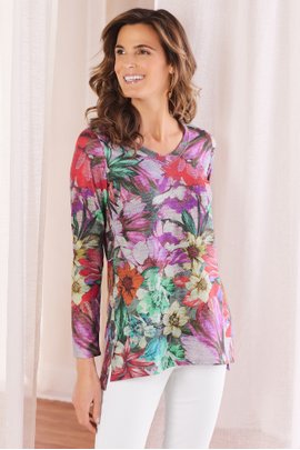Petites First Bloom Tunic Top