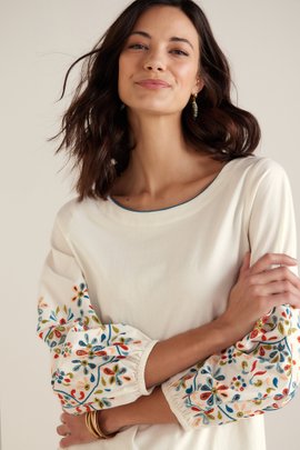 Amiens Embroidered Top