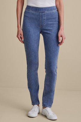 Ultimate Denim Pull-On Slim Leg Jeans
