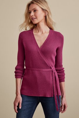 Clare Wrap Sweater
