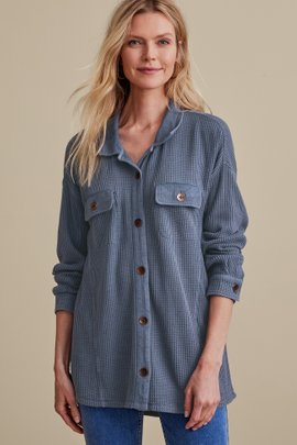 Audra Waffle Tunic