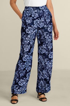 Aria Velvet Wide Leg Pants