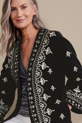 Tamaya Velvet Kimono