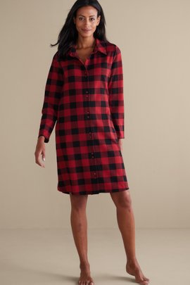 Mad About Plaid Sleep Dress