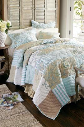 Hampshire Embroidered Patchwork Quilt