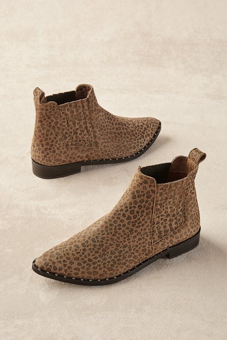 leopard print booties