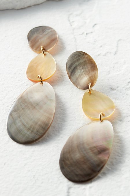 Mother-of-Pearl Drop Earring