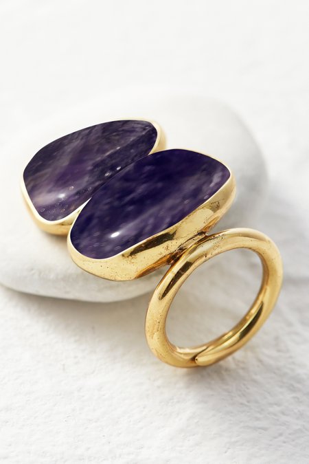 Double Stone Ring
