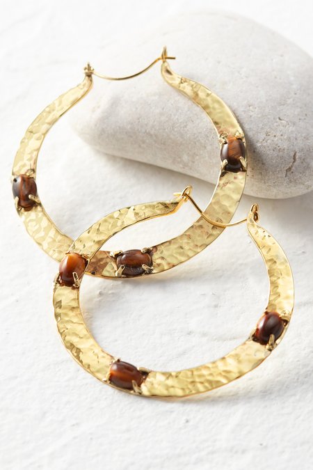Stone Hammered Hoops