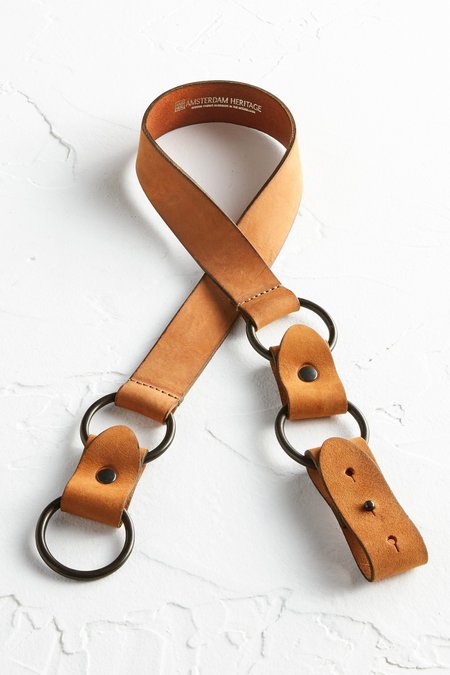 Distressed Leather Sling Belt