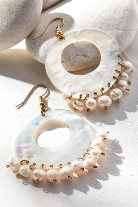 Tate Mother of Pearl Earrings