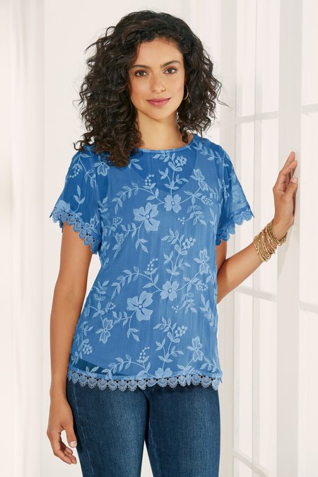Petites Alisanne Silk Tunic