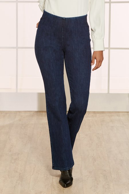 The Ultimate Denim Pull-On Bootcut Jeans