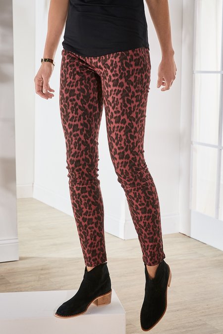 The Ultimate High-Rise Leopard Skinny Jeans