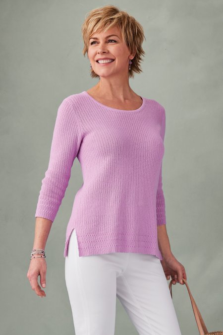 Women Arbor Rib Sweater Tee