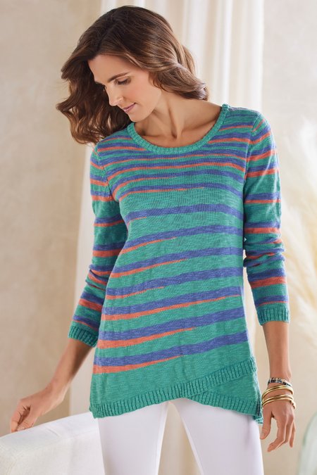 Petites Odyssey Stripe Sweater